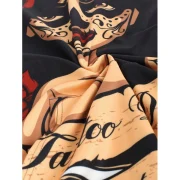 Hag Print Long leeve Hoodie - Black Fansmadedirect