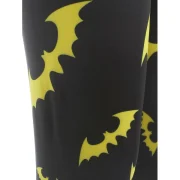 Halloween Bats Print lim Leggings - Black Fansmadedirect