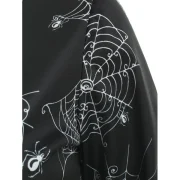 Halloween pider Web Print Dress - Black Fansmadedirect