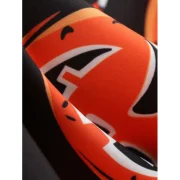 Halloween Pumpkin Belted Prom Dress - Black Fansmadedirect