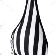 Halter Color Block onokini Swimwear - Black Fansmadedirect