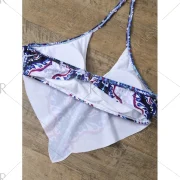 Halter Print Padded Bikini et - Fansmadedirect