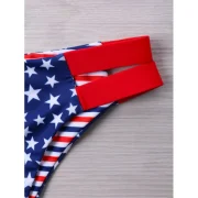 High Cut American Flag Bikini Set - Fansmadedirect