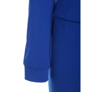 High Neck Ladder Cut Out Sleeve Top and ini Skirt - Blue Fansmadedirect