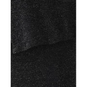 High Slit Flounce Sparkly axi Dress - Black Fansmadedirect