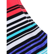 Hollow Out triped wim Top - Fansmadedirect