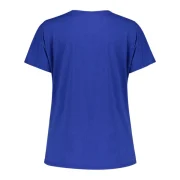 hort leeve Criss Cross T-shirt - Blue Fansmadedirect
