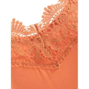 houlder Cut lim Fit T-shirt - Papaya Orange Fansmadedirect