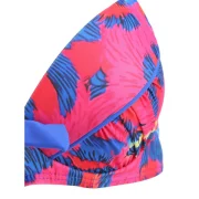 Knotted Printed Underwire Bikini Set - Fansmadedirect