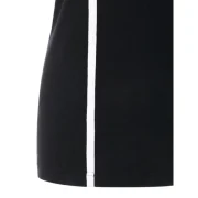 Lace Panel Stripe Tank Top - Black Fansmadedirect