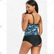 Leopard Printed Spaghetti Strap Tankini - Fansmadedirect