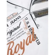 Letter Printed Long Sleeves T-shirt - White Fansmadedirect