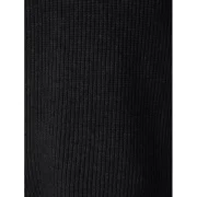 Long Sleeve Asymmetrical Sweater - Black Fansmadedirect