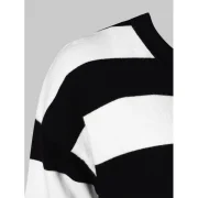 Loose Color Block Striped Sweater - Multi-a One Fansmadedirect