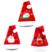 Men's Christmas Flannel Embroidered Christmas Hat - Multi-a Fansmadedirect