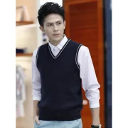 Men's Knitted Vest - Black Fansmadedirect
