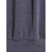 Off Shoulder Raglan Sleeve Knitwear - Gray Fansmadedirect