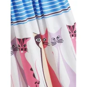 Off The houlder Ruffled Printed Dress - Black Fansmadedirect