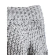 Off The Shoulder Pullover Chunky Sweater - Gray One Fansmadedirect