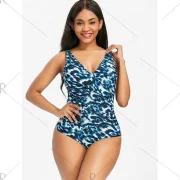 One-piece Cheetah Open Back Swimwear - Leopard Fansmadedirect