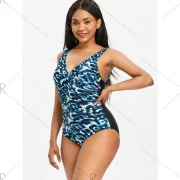 One-piece Cheetah Open Back Swimwear - Leopard Fansmadedirect