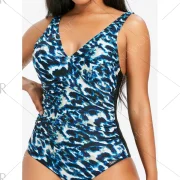 One-piece Cheetah Open Back Swimwear - Leopard Fansmadedirect