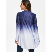 Open Front Ombre Color Cardigan - ulti-a Fansmadedirect