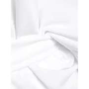 Open houlder Bodycon Two Piece Dress with Belt - White Fansmadedirect