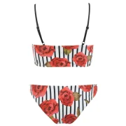 paghetti trap Floral tripe Bikini et - Fansmadedirect