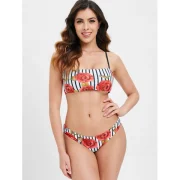paghetti trap Floral tripe Bikini et - Fansmadedirect
