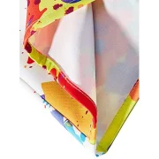 Painting Print hort leeves hirt - White Fansmadedirect