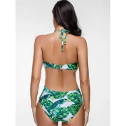 Palm eaf Print Monokini Swimsuit - Fansmadedirect