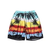 Palm Tree Drawstring Board Shorts - Fansmadedirect