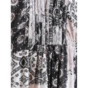 Patchwork Print Bohemian Maxi Dress - Fansmadedirect