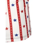 Patriotic Print Short Sleeves T-shirt - White Fansmadedirect