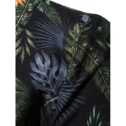 Plant Pattern Full Sleeves Shirt - Fansmadedirect