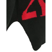 Plant Print Long Sleeve Pullover Sweater - Lava Red Fansmadedirect