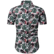 Plant Printed Short Sleeves Shirt - Fansmadedirect