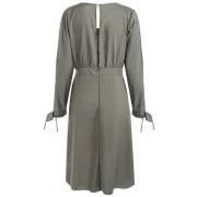 plit leeve V Neck Dress - Granite Fansmadedirect