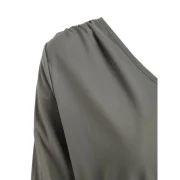 plit leeve V Neck Dress - Granite Fansmadedirect