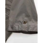 Pocket Decoration Short Sleeves Cargo Shirt - Battleship Gray Fansmadedirect