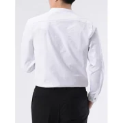 Pocket Design Button Up Shirt - White Fansmadedirect