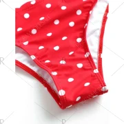 Polka Dot calloped Bikini - Red Fansmadedirect