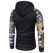 Raglan Sleeve Slim Fit Pullover Hoodie - Black Fansmadedirect