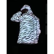 Reflective Zebra tripes tudent Couple Jacket Casual Double Jacket - Multi-a Fansmadedirect