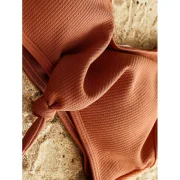 Ribbed Knot Bikini Set - Light Coffee Fansmadedirect