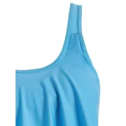 Ruched Rainbow ermaid Tankini Swimsuit - Crystal Blue Fansmadedirect
