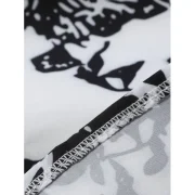 Ruffle Polka Dot Floral Vintage Dress - White Fansmadedirect