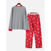 Santa Claus Patterned atching Christmas Family Pajamas - Dad Fansmadedirect