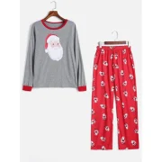 Santa Claus Patterned atching Christmas Family Pajamas - Dad Fansmadedirect